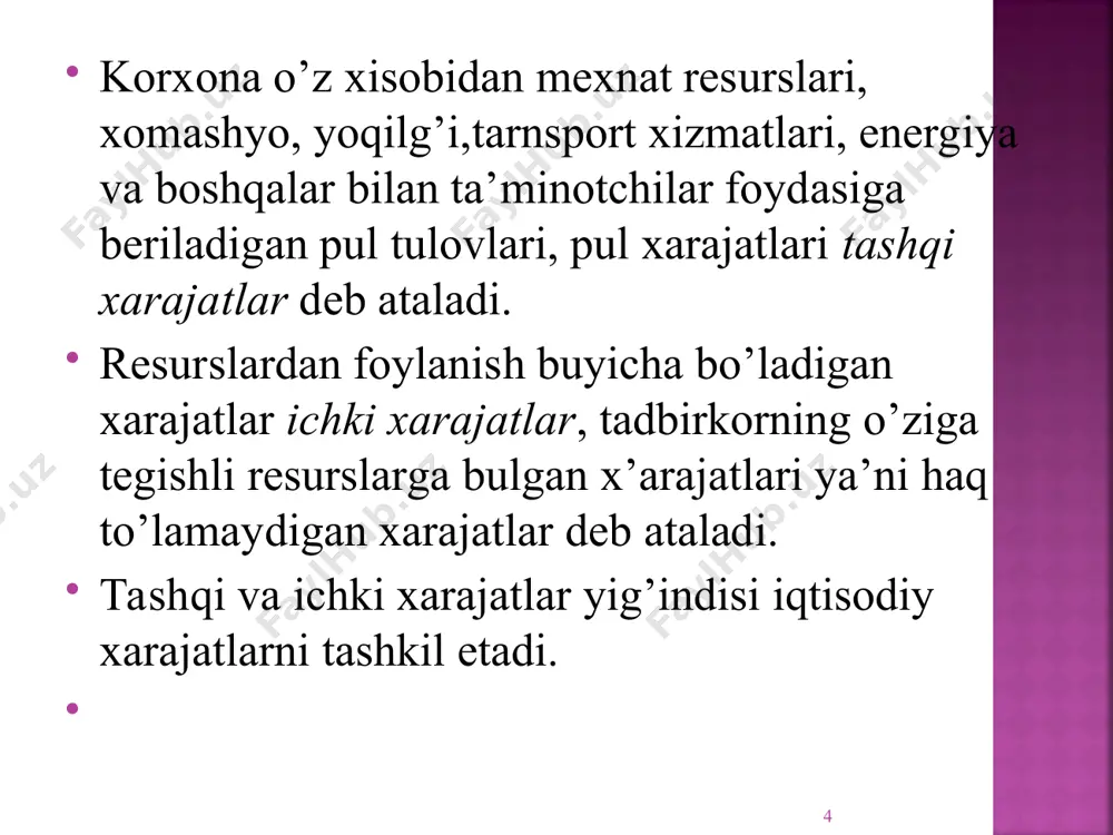 yasaymiz. mehnat * firma foydani maksimumlashtiruvchi ishlab chiqarish hajmi xususida uzoq vaqtga mo’ljallangan qarorga kelish ko’rsatiladigan qisqa muddatli davrda bo’lgani kabi firma talabning ufqiy egri chizig’iga duch keladi (1-rasmda firma 40 dollarga teng bozor narxini mavjud narx deb qabul qiladi). firmaning qisqa davrdagi o’rtacha yalpi xarajatlari egri chizig’i sac va uning qisqa muddatli chegarali xarajatlari egri chizig’i smc ancha pastda joylashgan. bu bilan firma musbat foydaga ega bo’ladi, u ishlab chiqarish hajmi qj bo’lganda, smc= mkd bo’lgandagi abcd to’g’ri to’rtburchak shaklida ko’rsatilgan. * * 40 dollarga teng narx firmani ishlab chiqarish hajmini ko’paytirishga rag’batlantirishini va unga musbat foyda keltirishini ko’rsatadi. bozorda yangi firmalarning paydo bo’lishi bilan bog’liq holda ishlab chiqarishning sekin-asta kengayib borishi bozor talabi egri chizig’ini o’ngga qarab siljitadi. shu bilan birga, bozorda tovar sotish miqdori oshadi, narx esa pasayadi. 2-rasm shu qoidani tasvirlab beradi. * rasmning b qismi (ikkinchisi) da taklif egri chizig’i s, dan s2 tomon ko’chadi, …