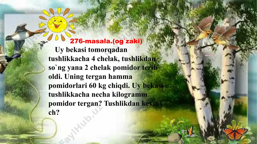 o\\'rganilgan ko\\'rinishdagi masalalar yechish - Page 4