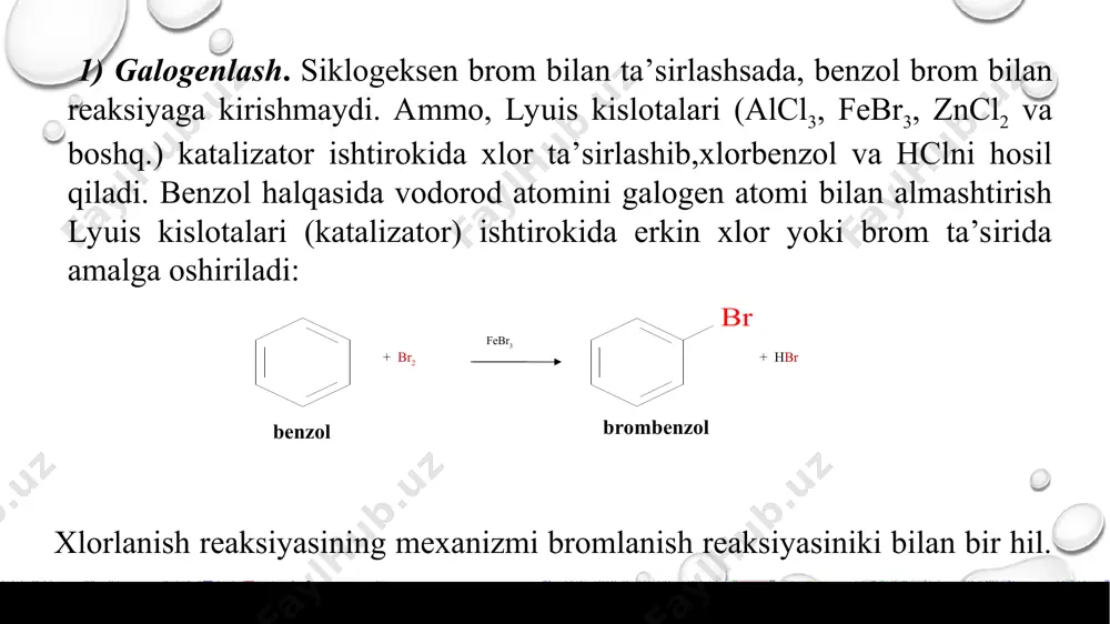 aromatik uglevodorodlar asosida olinadigan dori preparatlari. taqdimot 11 bet. - Page 5