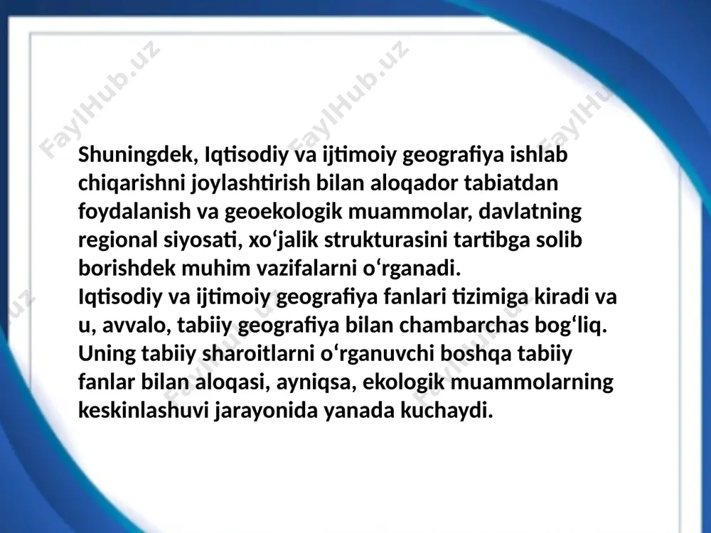 iqtisodiy geografiya fanining rivojlanish tarixi va ichki tuzilishi - Page 4