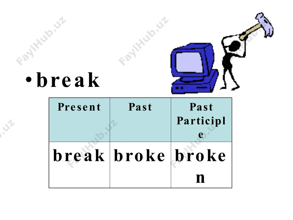 irregular verbs - Page 5