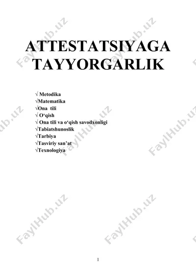 ona tili o‘qitish metodikasi — DOCX