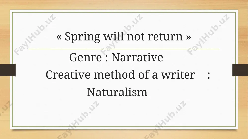 analysis of utkir hoshimov’s work «spring does not return» - Page 5