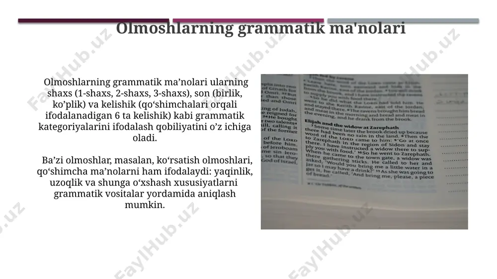 o'qitish" fe'lini hosil qilish so'z yasash jarayoniga misol bo'ladi. e'tiboringiz uchun rahmat @taqdimot_robot image1.jpg image2.jpg image3.jpg image4.jpg image5.jpg image6.jpg image7.jpg image8.jpg image9.jpg