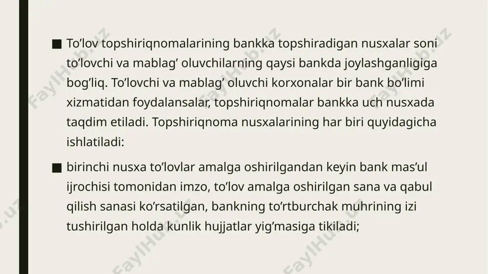 to'lov topshiriqnomalari bilan hisob kitoblar - Page 5