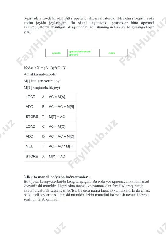 kompyuterni tashkil etish - Page 3