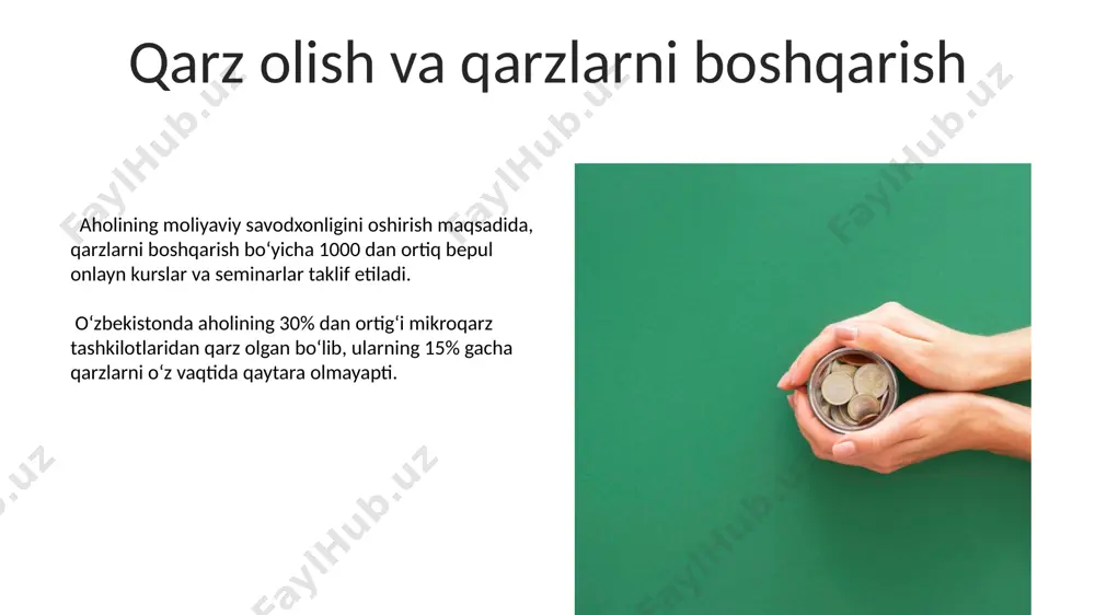 o‘zbekistonda moliyaviy savodxonlik - Page 5