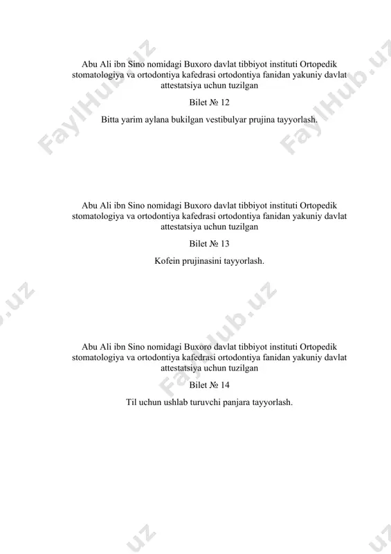 ortodontiya fanidan yakuniy davlat attestatsiya - Page 4