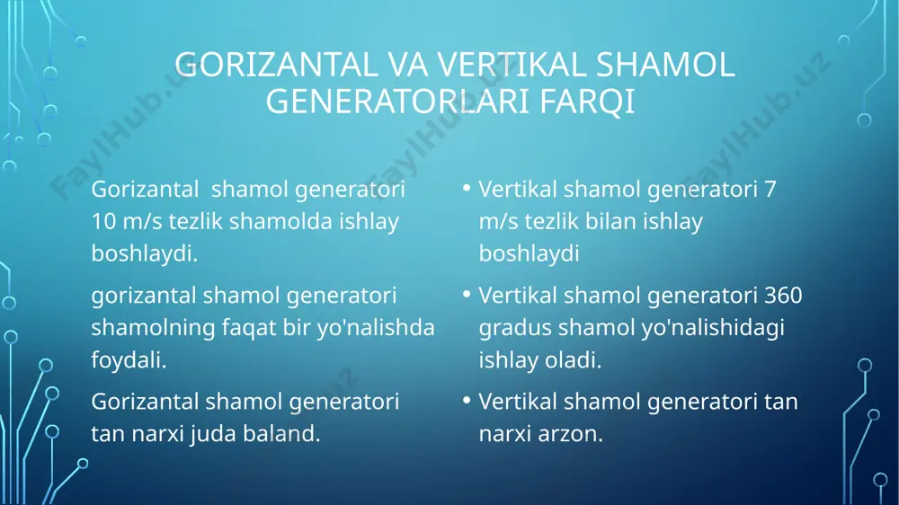 vertikal shamol generatorlari - Page 5