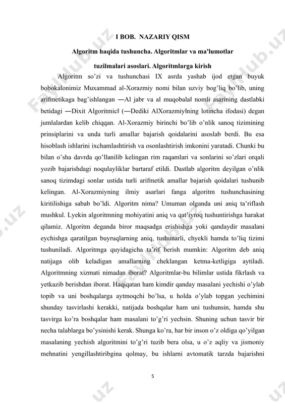 agar element va kalitning qiymatlari bir-biriga mos keladigan bo'lsa, unda maqsadga qarab qidirish elementning qiymatini yoki indeksini qaytaradi. chiziqli qidirish quyidagi narsalarni topish uchun ishlatiladi: · berilgan qator elementining indeksi; · minimal yoki maksimal elementning ko'rsatkichlari; · massivdagi minimal yoki maksimal qiymat; qiymat bo'yicha chiziqli qidirish usuli argumentlar qatori va kerakli qiymatni oladi va topilgan element indeksini, yoki topilmagan taqdirda -1 ni qaytaradi. ma'lumotlar turi iequatable taqqoslash interfeysi amalga oshiriladigan tuzilmalar bilan cheklangan. public static int linearsearch( (this t[] a, t key) where t : struct, iequatable ) { checkarray(a); for (int i = 0; i (this t[] a) where t : struct, icomparable { checkarray(a); t min = a[0]; for (int i = 1; i (this t[] a) where t : struct, icomparable { checkarray(a); int indexmax = 0; t max = a[0]; for (int i = 1; i 0) max = a[i]; indexmax = i; } } return …