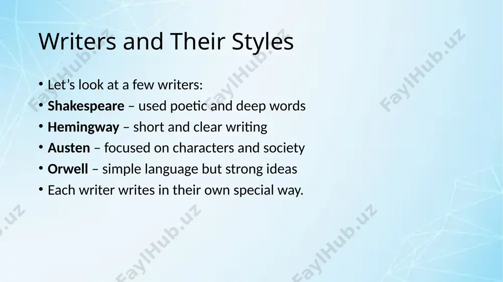 an author’s writing style and techniques - Page 5