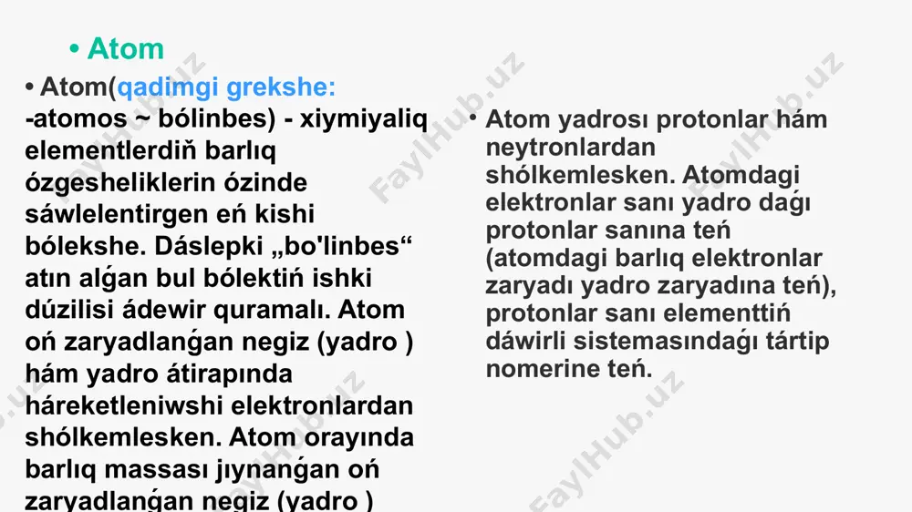 atom ham oniň duziliwi - Page 3