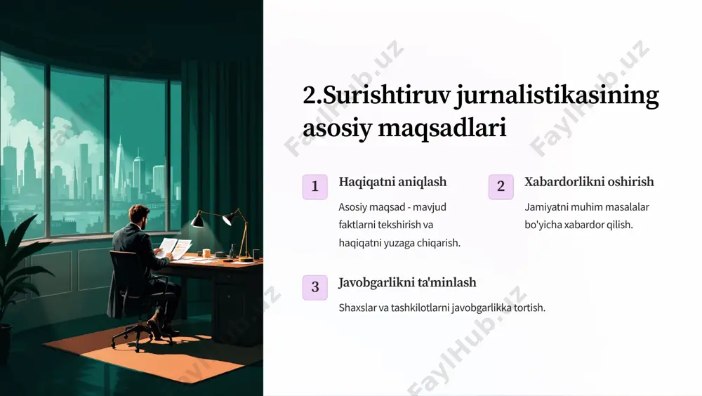 jurnalistik surishtiruvining maqsad va vazifalari - Page 4