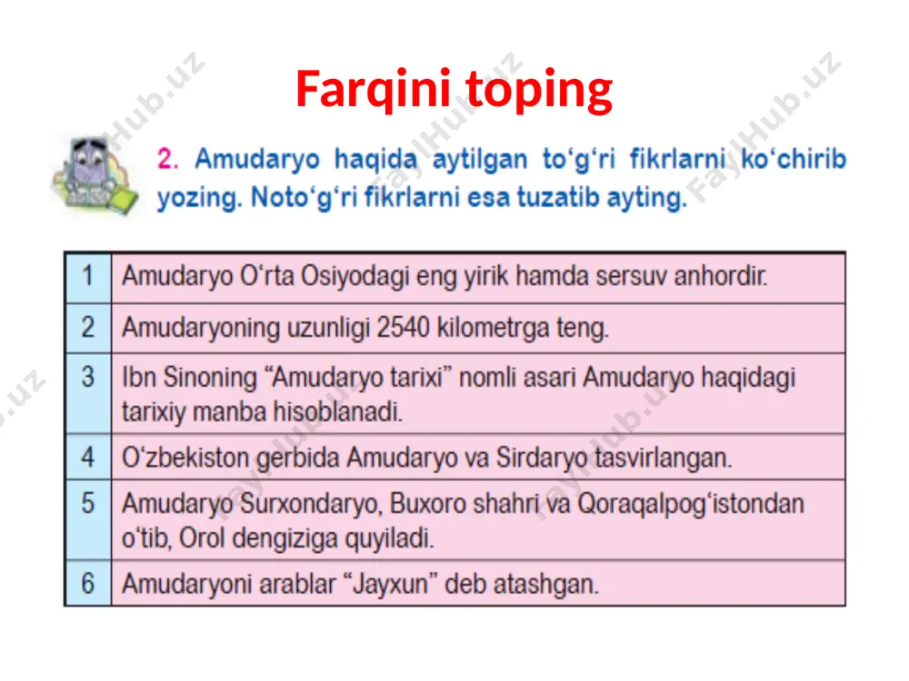 matndan narsalarning nomini bildiradigan so‘zlarni topish - Page 5