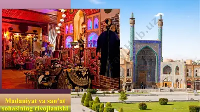 madaniyat va san’at sohasining rivojlanishi — PPTX