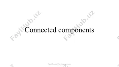 connected components — PPTX