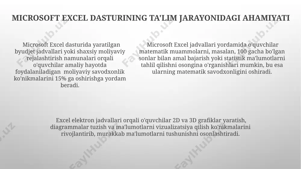 ms excel dasturlari - Page 5