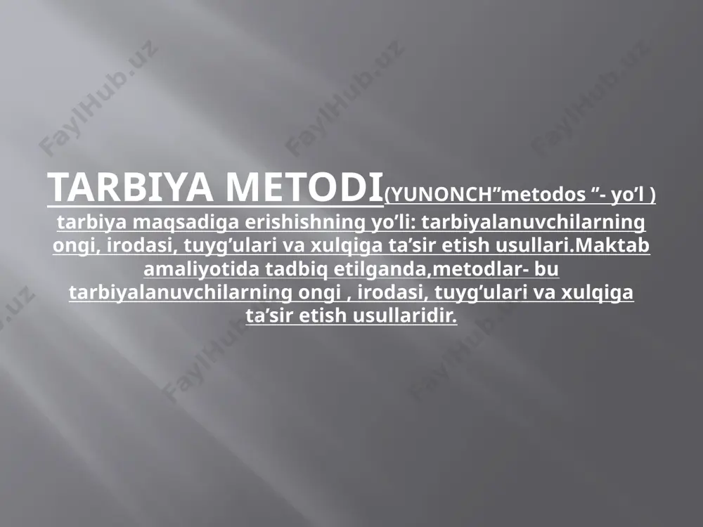 tarbiyaning umumiy metodlari - Page 4