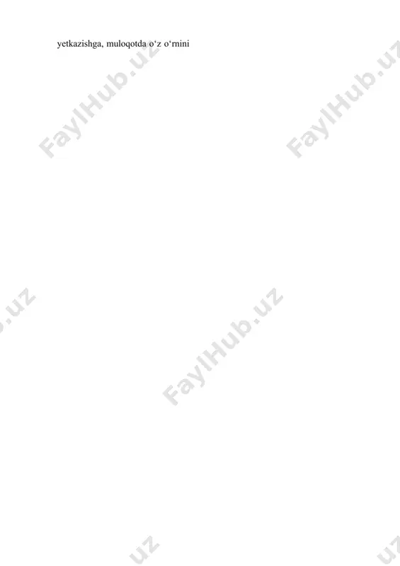 la hisoblanadi. kurs ishi mavzusining o‘rganilganlik darajasi. quyida boshlang‘ich sinflarda “sifat” so‘z turkumini o‘rgatish metodikasi bo‘yicha kimlar ilmiy ishlar qilganligini ko‘rib chiqamiz: 1. muxtorjonova shaxrizoda akmaljon qizi & hamrayev m.a. (2025) maqolalari: “boshlang‘ich sinflarda sifat so‘z turkumini o‘rgatish metodikasi” va “boshlang‘ich sinflarda sifat so‘z turkumini o‘qitish” mazmuni: og‘zaki va yozma nutqda interfaol metodlar, mustaqil ishlar, mashg‘ulotlar orqali sifat so‘zlarni o‘rgatishga bag‘ishlangan. 2. tursunova zarina ne’matovna (2025) maqola: “boshlang‘ich sinflarda sifat so‘z turkumini o‘qitishda muammoli ta’lim texnologiyalarining o‘rni” yondashuvi: muammoli ta’lim texnologiyalari orqali o‘quvchilarning mustaqil fikrlashini rivojlantirish. kurs ishi mavzusining maqsadi: sifat so‘z turkumining nazariy asoslarini tahlil qilish hamda boshlang‘ich sinflarda sifat mavzusini samarali o‘rgatish metodikasini ishlab chiqishdan iborat. ish davomida sifat so‘zlarining lingvistik xususiyatlari, turlari va shakllanish jarayonlari o‘rganiladi, shuningdek, boshlang‘ich ta’limda sifat mavzusini o‘rgatishda qo‘llaniladigan pedagogik yondashuvlar, dars jarayonining bosqichlari va amaliy mashqlar hamda o‘yinlarning samaradorligi tahlil qilinadi. maqsad sifat so‘zlarini o‘rgatish metodikasini takomillashtirish orqali o‘quvchilarning til ko‘nikmalarini rivojlantirishga, …