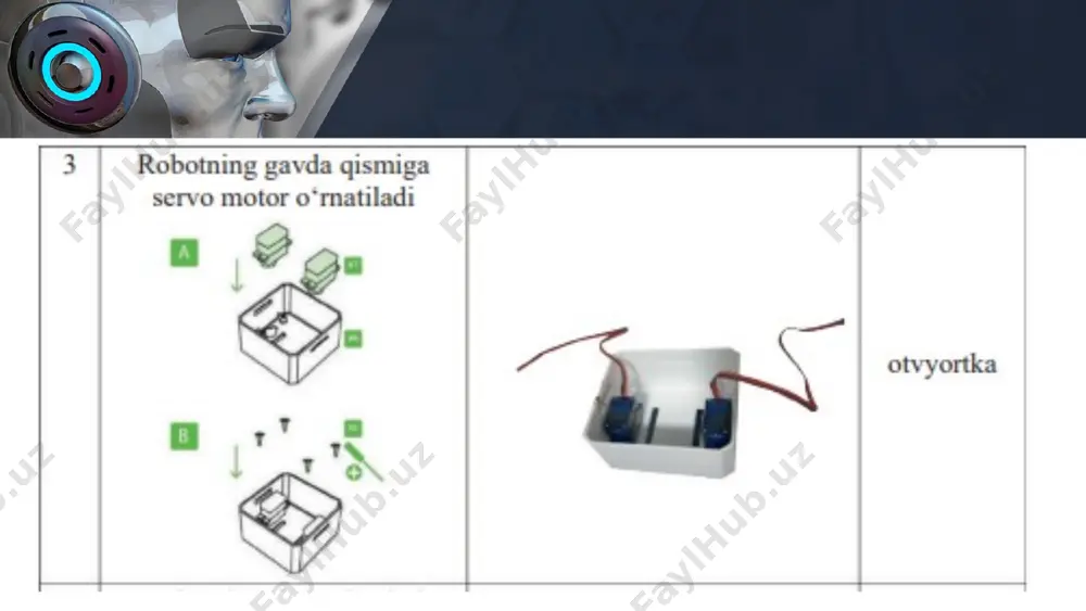 robototexnik tizimni loyihalash. robotlar musobaqasi 5-sinf - Page 5