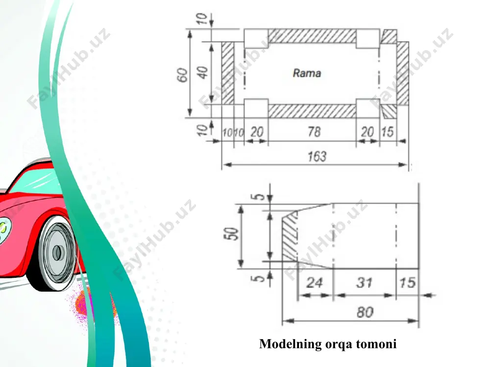 qog‘ozdan chizma asosida avtomobil 4 sinf - Page 4