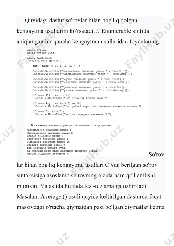 linq so’rovlarda proyeksiyalash - Page 5