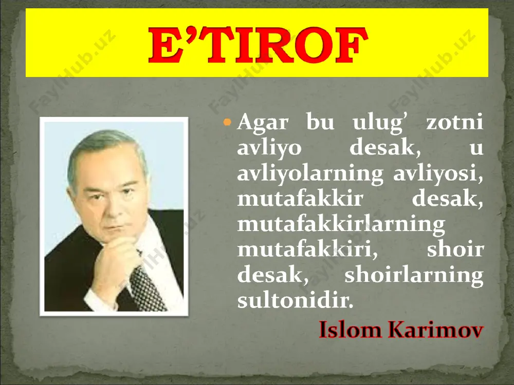 qchi bo'lgan odam xatarli safarga otlanib, yunonistondagi bir toqqa borishi kerak. ungacha uch manzil bo'lib, birinchisida ajdahoni, ikkinchisida ahraman devni, uchinchi manzilda ikkalasidan ham mushkulroq tilsimni yengishi kerak. to'rtinchi manzil — o'sha tog'dagi g'or ichidan donishmand suqrot topiladi. shirin tavsifi: harimi iffat ichra shoh ul ermish, sipehri ismat uzra moh ul ermish. yuzi gul, kirpigi derlar tikandur, ne bor andoqqi hargiz bor ekandur. ...yuzi birla qilur bazmini gulshan, aning birla ko'rar olamni ravshan. dedi: "qaydinsen, ey majnuni gumrah?!" dedi: "majnun vatandin qayda ogah?" dedi: "nedur sanga olamda pesha?" dedi: "ishq ichra majnunluq hamesha". dedi: "bu ishdin o'lmas kasb ro'zi!" dedi: "kasb o'lsa basdur ishq so'zi". "ishq o'tidin de fasona!" "kuymay kishi topmas nishona". "kuymagingni ayla ma'lum!" "andin erur joh ahli mahrum" "qay chog'din o'ldung ishq aro mast?" "ruh ermas erdi tang'a payvast“. "bu ishqdin inkor qilg'il!" bu so'zdin istig'for qilg'il“... tasavvuf - musulmon olamida keng tarqalgan islom diniga asoslanuvchi buyuk …