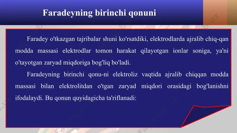 elektroliz. faradeyning birinchi qonuni 8 - sinf - Page 4