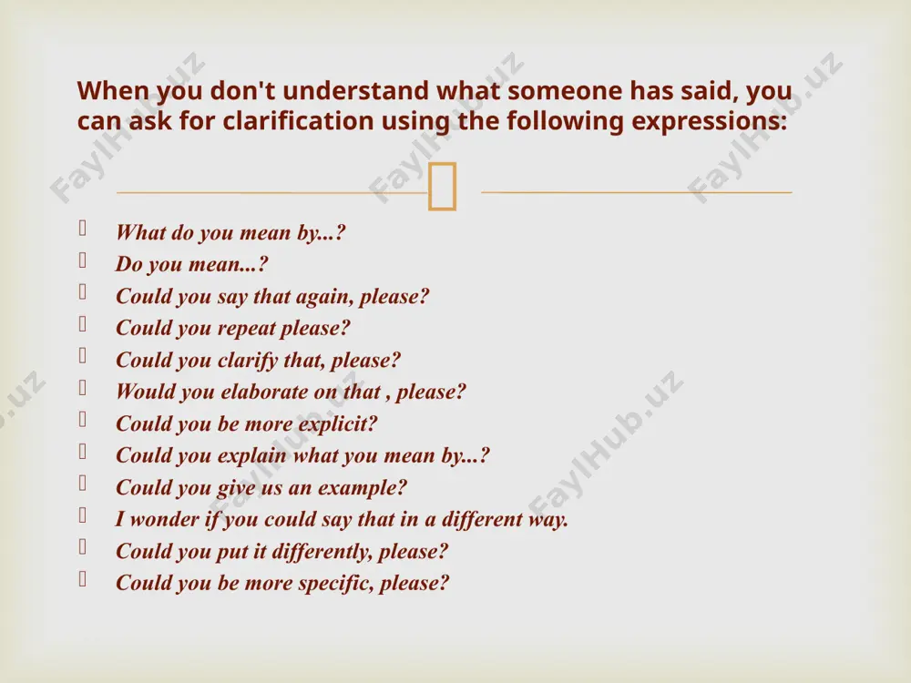 speaking skills: expressing understanding and misunderstanding - Page 3