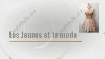 les jeunes et la moda — PDF