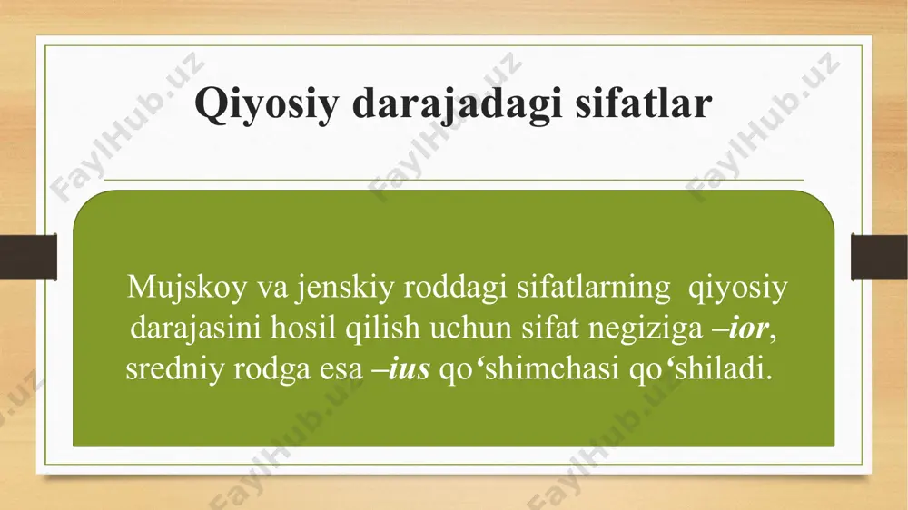 orttirma darajadagi sifatlar - Page 3