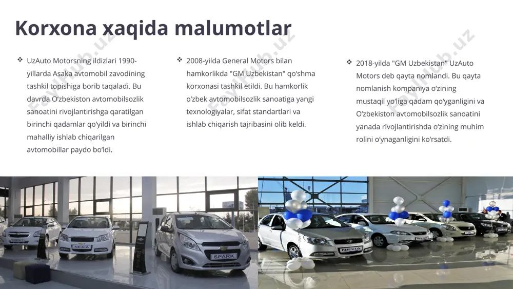 uzauto motors: inson resurslarini baholash uslublari - Page 3