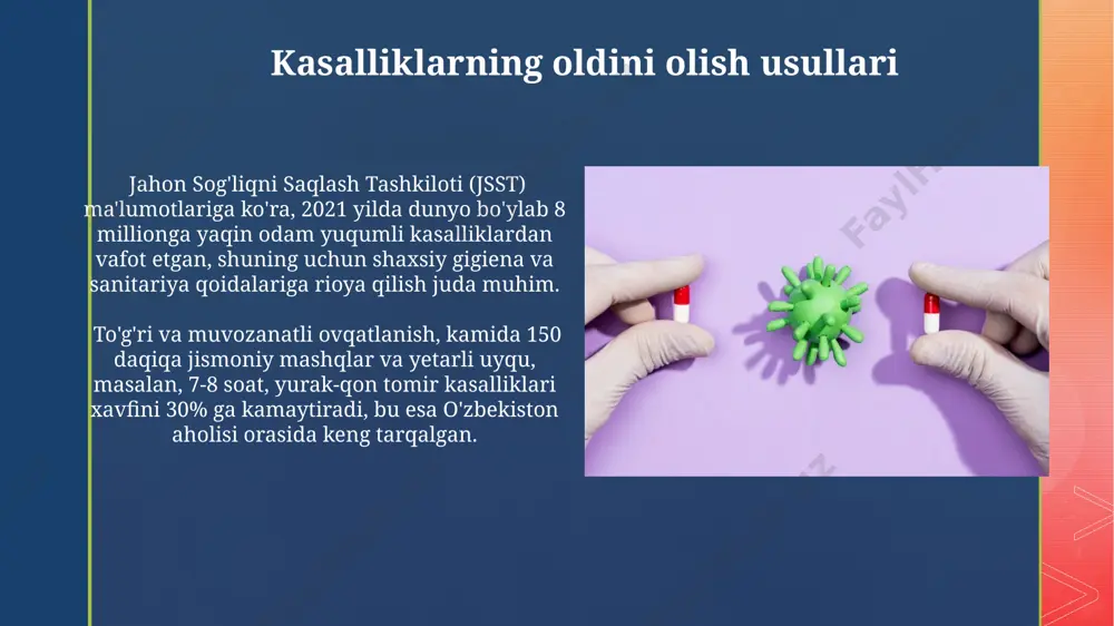 kasalliklar turlari va kasalliklarni oldini olish - Page 3