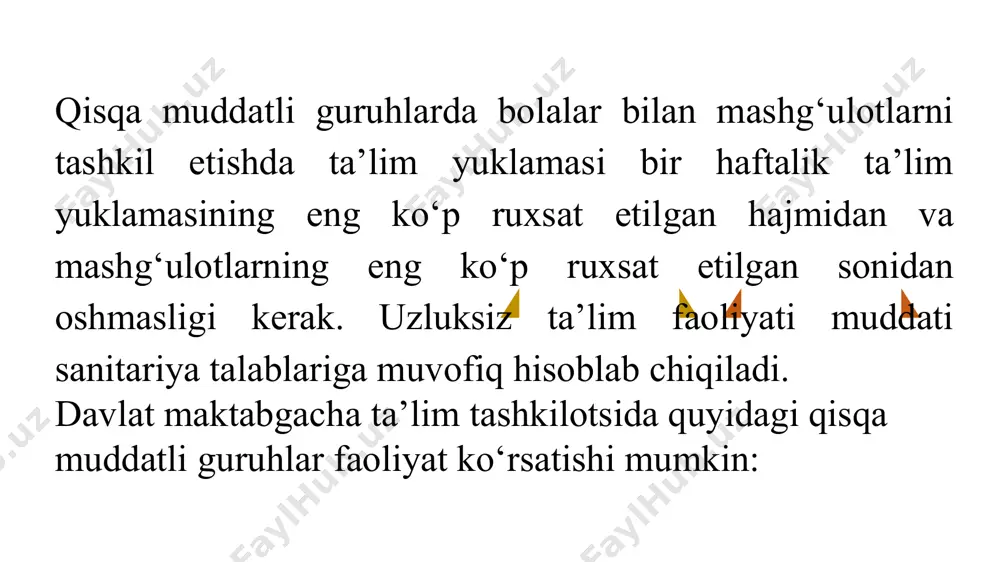 qisqa muddatli guruhlarda bolalarni maktabga tayyorlash - Page 4