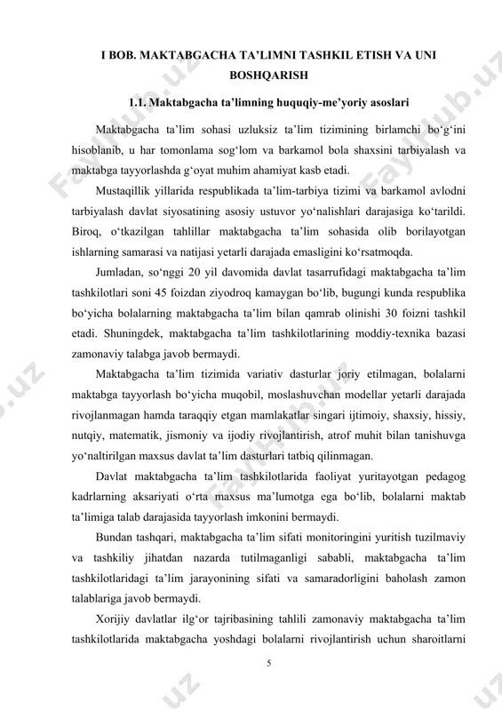 usi yil 30 ta yangi maktab qurish, 320 ta maktabni ta’mirlash va moddiy texnik bazasini yaxshilash maqsadida budjetdan 2 trillion so‘m ajratiladi”, – dedi shavkat mirziyoev. o‘zbekiston respublikasi o‘z mustaqilligini yil sayin barqarorlashtirib borar ekan, uning istiqboli bugungi avlodning har tomonlama bilimdon, ma’naviy jismoniy jihatdan barkamol insonlar bo‘lib yetishishlariga bog‘liqdir. eng avvalo, yosh avlodning ilmiy-dunyoviy bilimlar asoslarini puxta egallashi, ularda keng dunyoqarash hamda tafakkur ko‘lamining hosil bo‘lishi va ma’naviy-axloqiy sifatlarning shakllanishi uchun ta’lim-tarbiya ishlarini samarali tashkil etilishiga erishish lozim. zero, yurtning porloq istiqbolini yaratish, uning nomini jaxonga keng yoyish, ulug‘ ajdodlar tomonidan yaratilgan milliy-madaniy merosimizni jamiyatga namoyish etish, ularni boyitish, o‘zbekiston respublikasini rivojlangan mamlakatlar qatoridan joy egallashini ta’minlash, yosh avlodning komil inson bo‘lib kamol topishiga bevosita bog‘liqdir. prezidentimiz sh.mirziyoyev tomonidan maktabgacha ta’lim sohasidagi islohotlar izchil davom ettirilib, maktabgacha ta’lim tashkilotlari tarmog‘ini hozirgi zamon talablari va standartlari asosida rivojlantirish, ularni rekonstruksiya va modernizatsiya qilishga qaratilgan e’tibor zamirida ham kelajagimiz egalarining hech …