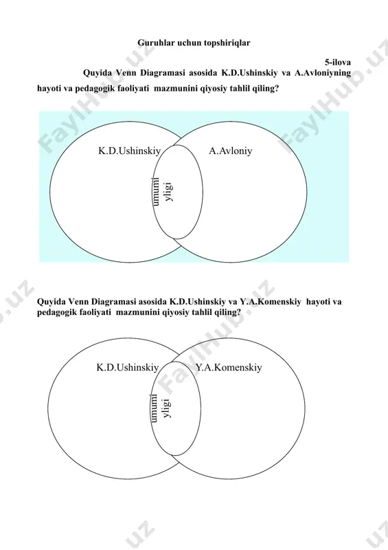 "konstantin dmitriyevich ushinskiyning pedagogik tizimi" - Page 5