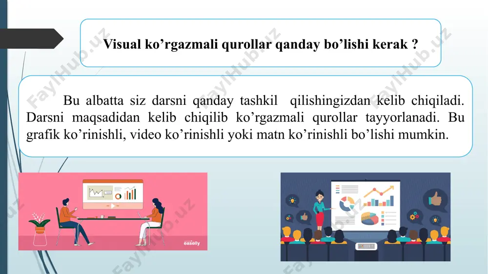 ekranli statistika proyeksiyalarining texnik vositalari - Page 3