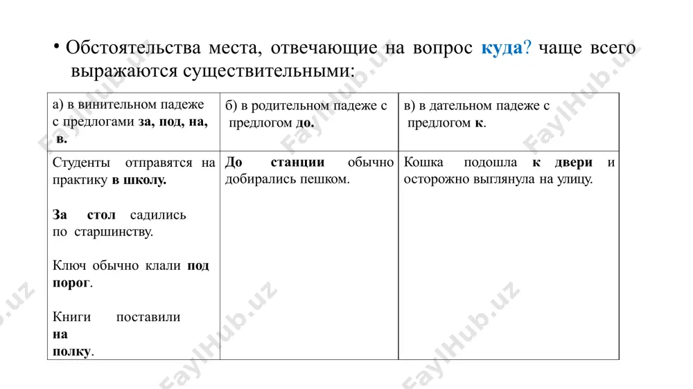 выражение пространственных отношений в простом предложении - Page 4