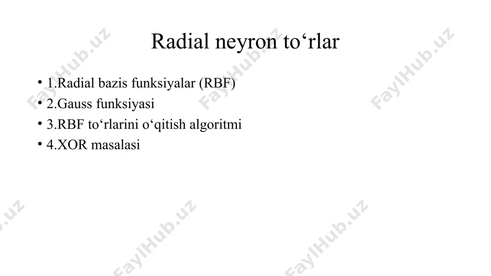 radial neyron to‘rlar - Page 2