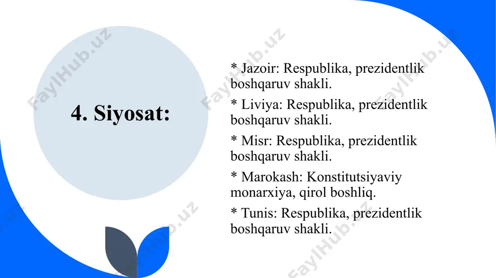 shimoliy afrika tgr.o’lkalarigaqiyosiytavsif - Page 5