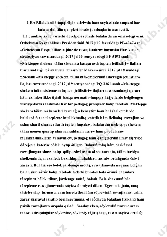 em tálim shólkemi tálim-tárbiya beriw, korrektsion-pedagogikalıq hám emlew sawlamlastiriw iskerligin alıp baratuǵın shólkem esaplanıp olardıń qánigelikke kóre altı túrlerge bólinedi: i túri: sóylewinde salmaqli kemshilikler bolǵan balalar ; ii túri: esitiwinde salmaqli kemshilikler bolǵan balalar ; iii túri: kóriwinde salmaqli kemshilikler bolǵan balalar ; iv túri: psixik rawajlanıwda kemshilikler bolǵan balalar ; v túri: intellektual rawajlanıwda kemshilikler bolǵan balalar ; vi túri: tayansh-háreketleniw aǵzalarında kemshilikler bolǵan balalar. egerde qánigelestirilgen mektepge shekem tálim mákemeleriniń arnawlı bir túri boyınsha balalar sanı topar shólkemlestiriw ushın jetkilikli bolmaǵan jaǵdaylarda tómendegi túrlerdi birlestiriw arqalı kóp tarmaqlı qánigelestirilgen mektepge shekem tálim shólkemi dúziliwi múmkin dep qaǵıydada kórsetilgen. bular :i hám ii túrleri,i hám iv túrleri, i hám vi túrleri; ii hám iii túrleri; iv hám v túrleri, iv hám v vi túrleri; v hám vi túrleri. kóp tarmaqlı qánigelestirilgen mektepge shekem tálim mákemeleriniń shólkemlestiriwde olardıń hár túrlı túri boyınsha birlestirgen gruppada korrektsion tálim-tárbiya procesin shólkemlestiriw májburiy …