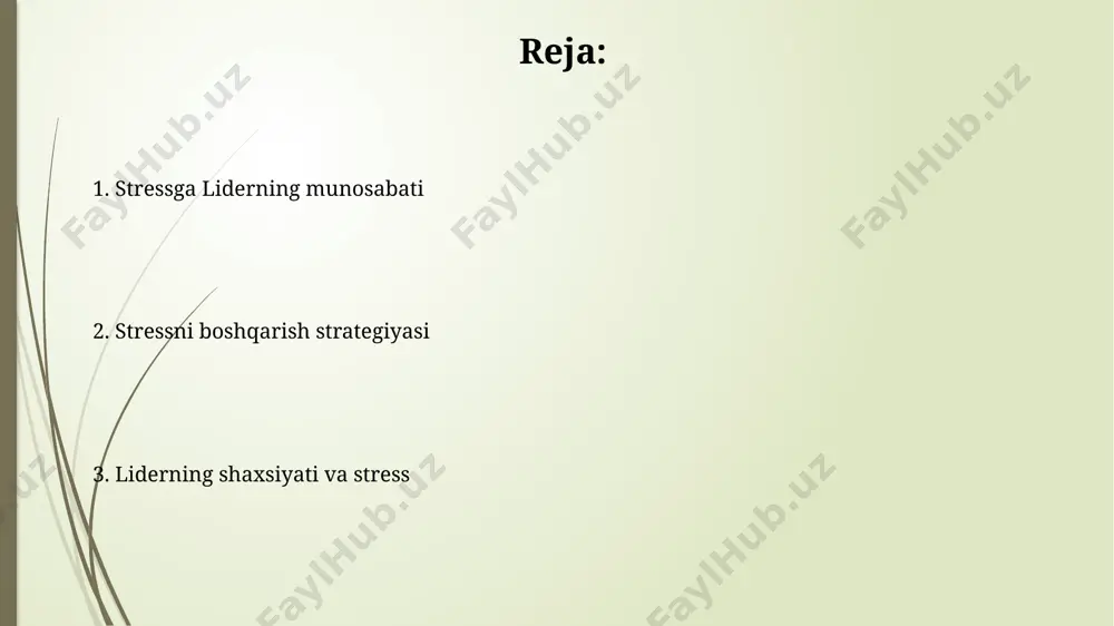 ressni oldini olish strategiyalari kuniga 7-8 soat sifatli uyqu stressni boshqarishda juda muhimdir. uyqusizlik 30% gacha stress darajasining oshishiga olib kelishi mumkin, shuning uchun samarqanddagi uyda tinch va xotirjam muhit yaratishga harakat qiling. stressni kamaytirish uchun haftasiga kamida 3 marta, 30 daqiqadan sport bilan shugʻullanish, masalan, toshkentdagi "chilonzor" parkida yugurish tavsiya etiladi. bu jismoniy faollik stress gormonlarini kamaytiradi. ekstrovertlar va introvertlar stressga munosabati aqshning bir qancha universitetlari tomonidan o'tkazilgan so'rovnomalar natijalariga ko'ra, introvertlar stressga qarshi kurashishda 15% ko'proq individual strategiyani qo'llashadi, ekstrovertlar esa guruhli faoliyatlarga moyilroq. ekstrovertlar, masalan, 70% hollarda stressni ijtimoiy aloqa orqali bartaraf etishga harakat qilsalar, introvertlar esa 30% dan kamroq hollarda bunday usulni qo'llashlari mumkin, bu esa ularning stressga munosabatining farqini ko'rsatadi. sog'lom turmush tarzi va stressdan himoya rahbarlarning kundalik hayotlariga yoga yoki tai chi kabi amaliyotlarni kiritish, ularning qon bosimini 5-10 mm hg ga pasaytirib, yurak-qon tomir kasalliklari xavfini kamaytiradi. to'g'ri ovqatlanish, 8 soatlik uxlash va …