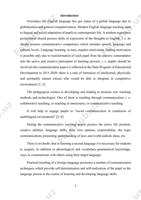 following objectives are established: · to study the theoretical basis of communicative language teaching; · to research principles, aims and features of communicative teaching; · to reveal main techniques of involving of pupils in communication activity; · to develop lesson plans with using of communicative teaching techniques. chapter i theoretical aspect of problems of resting passive knowledge 1.1 communicative language teaching. communicative language teaching (clt) is an approach to the teaching of second and foreign languages that emphasizes interactions both the means and the ultimate goal of learning a language. it is also referred to as "communicative approach to the teaching of foreign languages”, "communication-oriented teaching” or simply the "communicative approach”. "communicative" is a word which has dominated discussions of teaching methodology for many years. although in a monolingual english language classroom, real communication in english is impossible, in communicative methodology we try to be more communicative. that is to …