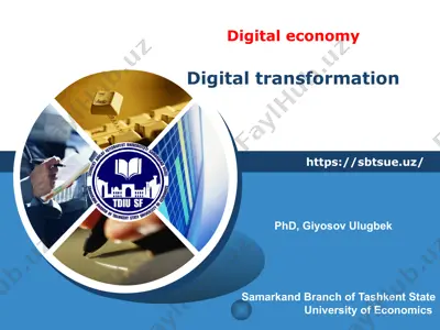 digital economy: digital transformation — PPTX
