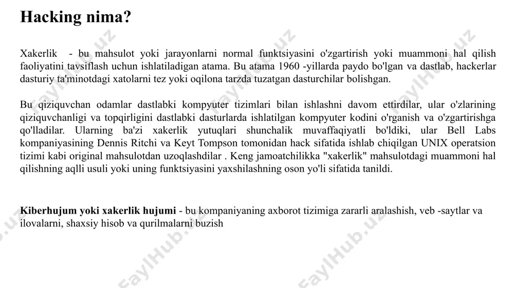 m eta boshladi. kongress 1986 yilda xakerlik bilan bog'liq birinchi qonunni-kompyuterni firibgarlik va suiiste'mol qilish to'g'risidagi federal qonunni qabul qildi . bu harakat kompyuterni jiddiy jinoyatga aralashtirib yubordi, bu esa katta qamoq jazosi va pul jarimasi bilan ifodalandi. huquqni muhofaza qilish organlarining javoblari 1990 yilda, "sundevil operatsiyasi" deb nomlangan loyiha davomida, fbr agentlari jinoyatchilar tomonidan kredit kartasidan noqonuniy foydalanish va telefon aloqasi uchun ishlatilgani taxmin qilingan 40 ga yaqin kompyuter va 20000 dan ortiq disketlarni musodara qilishdi. bu ikki yillik harakat 150 agentni jalb qildi. ayblovlar sonining kamligiga qaramay, operatsiya huquqni muhofaza qilish organlari xodimlari tomonidan jamoatchilik bilan aloqalarni muvaffaqiyatli amalga oshirish sifatida ko'rildi. kiber jinoyatni tergov qilish bo'yicha huquqni muhofaza qilish organlarining qarorlari va faoliyati har doim ham mukammal emas. agar huquqni muhofaza qilish organlari xato qilsa, qonunga bo'ysunuvchi fuqarolar zarar ko'rishi mumkin. bunday tabiatdagi birinchi voqea 1990 yilga to'g'ri keladi, o'shanda stiv jekson o'yinlari nashriyot kompaniyasi "kiberpank" haqidagi …