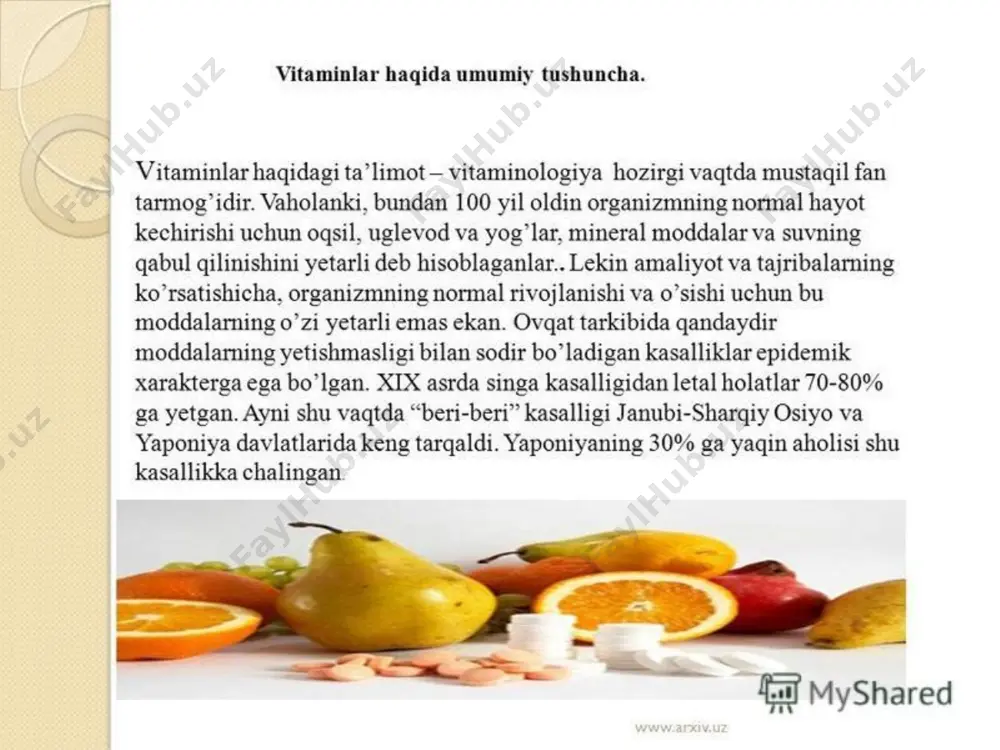 vitaminlarning biokimyoviy roli - Page 3