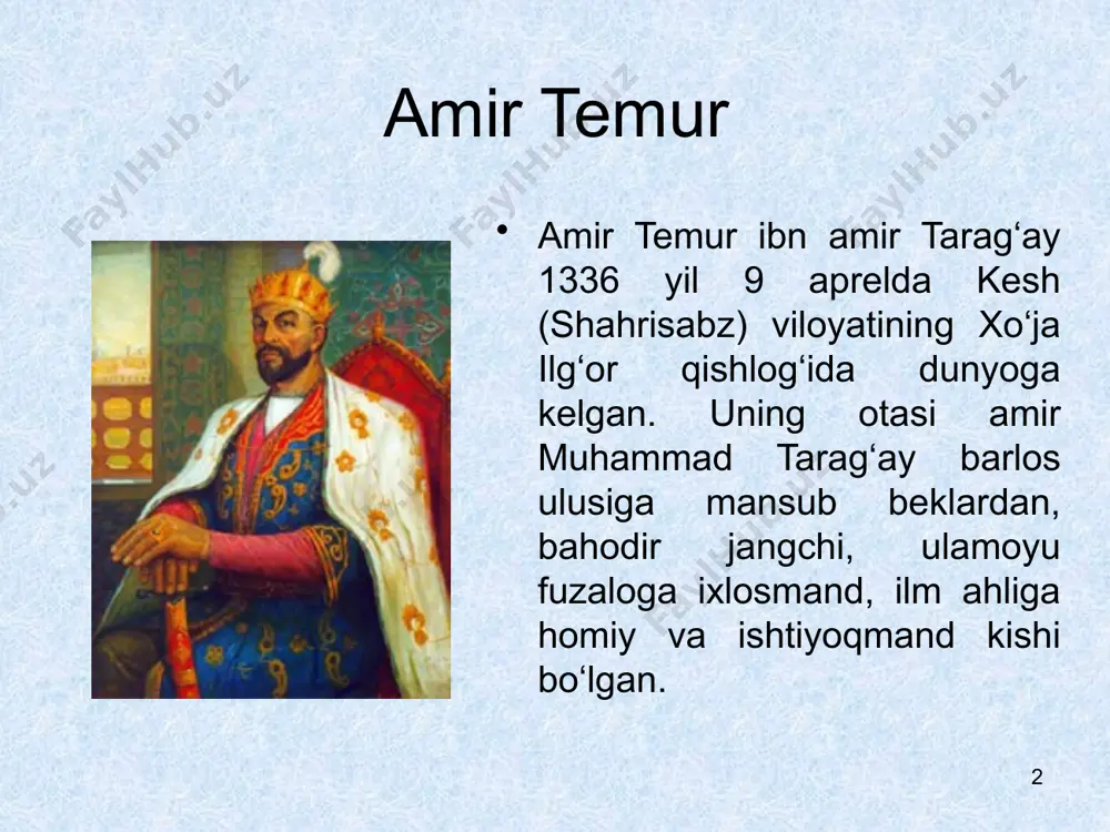 , kichik togʻ koʻp. iqlimi hamma yerda keskin kontinental, choʻl iqlimi; yogʻin kam, yiliga oʻrtacha 100—200 mm, markaziy qismlarida 10—30 mm, chekkalarida 300— 400 mm, jan.-sharqida, tibet togʻlarining chetlarida 1000 mm va undan ham koʻproq. qishda antitsiklon taʼsirida qattiq sovuq boʻladi, yanvarning oʻrtacha t-rasi —10°, —25°, eng past t-ra —50°, —52°. tyanshan, nanshan, qoraqurum togʻlarida muzliklar bor. selenga, irtish, xuanxe, yanszi, brahmaputra, hind, mekong , tarim, xaydikgol, kobdo, tes, manas, urungu, edzin-gol daryolari togʻlardan boshlanadi. 5 markaziy osiyo xo’jaligi sobiq ittifoq davrida markaziy osiyoning barcha respublikalarida iqtisodiyot uchun eng zarur bo’lgan xomashyo va yarim xomashyo mahsulotlar ishlab beruvchi tarmoqlarni rivojlantirishga erishildi. ular, eng avvalo, tog’-kon sanoat tarmoqlari, qishloq xo’jalik (avvalo, paxta) mahsulotlari yetishtirish va ularni dastlabki qayta ishlash sohalari edi. markaziy osiyo ishlab chiqarish hajmiga ko’ra sobiq ittifoqning paxta, pilla, qorako’l terilari, sholi, quritilgan mevalar, mis, volfram, xrom, simob, uran, oltin, qo’rg’oshin kabi sanoat va qishloq xo’jalik mahsulotlari ishlab chiqaruvchi …