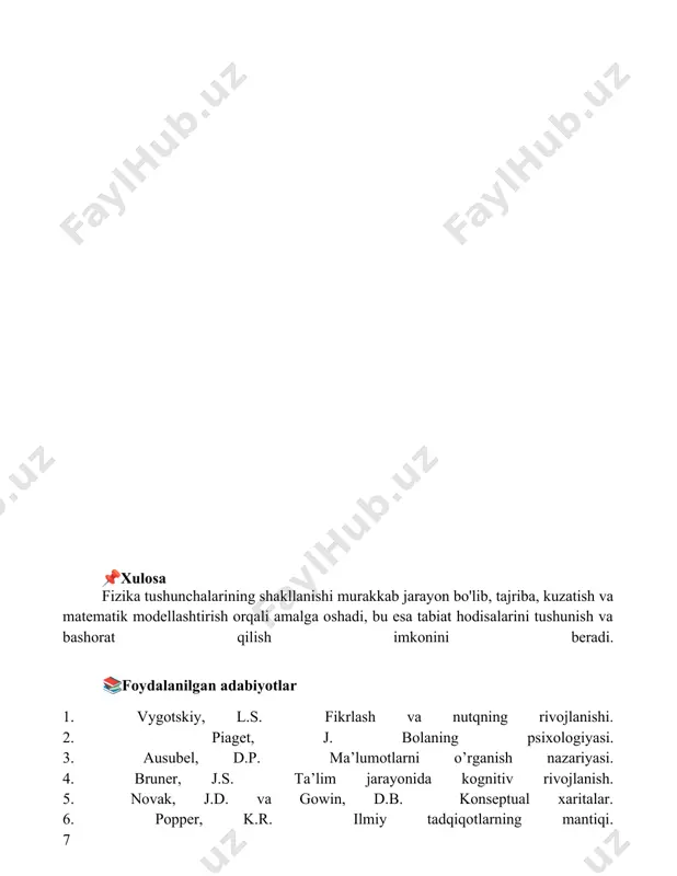fizika tushunchalarini shakillantirish - Page 5