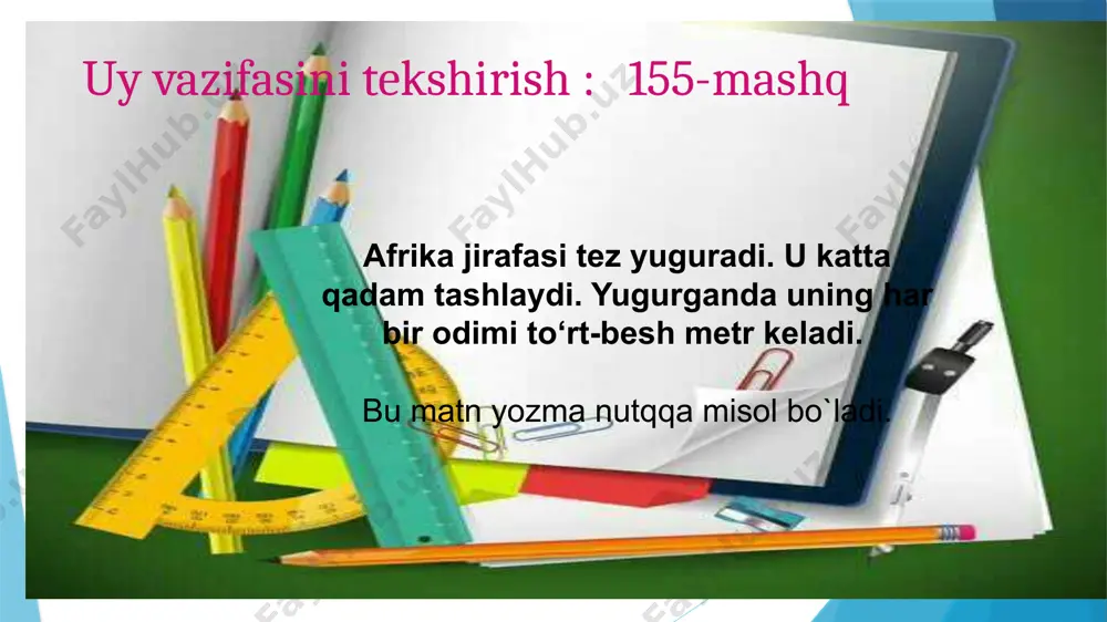 mirzayeva gulxumorning ona tili fanidan bir soatlik dars - Page 4