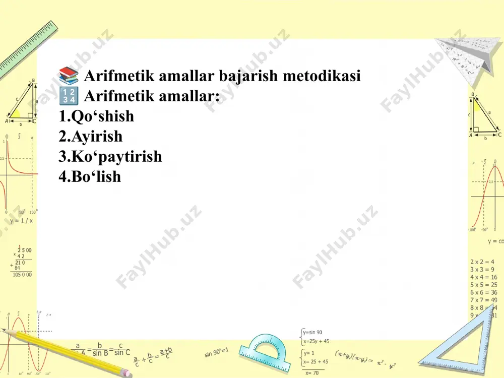 arifmetik amallar bajarish metodikasi - Page 3